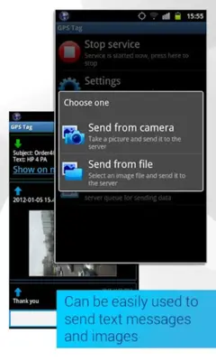 GPS Tag android App screenshot 2